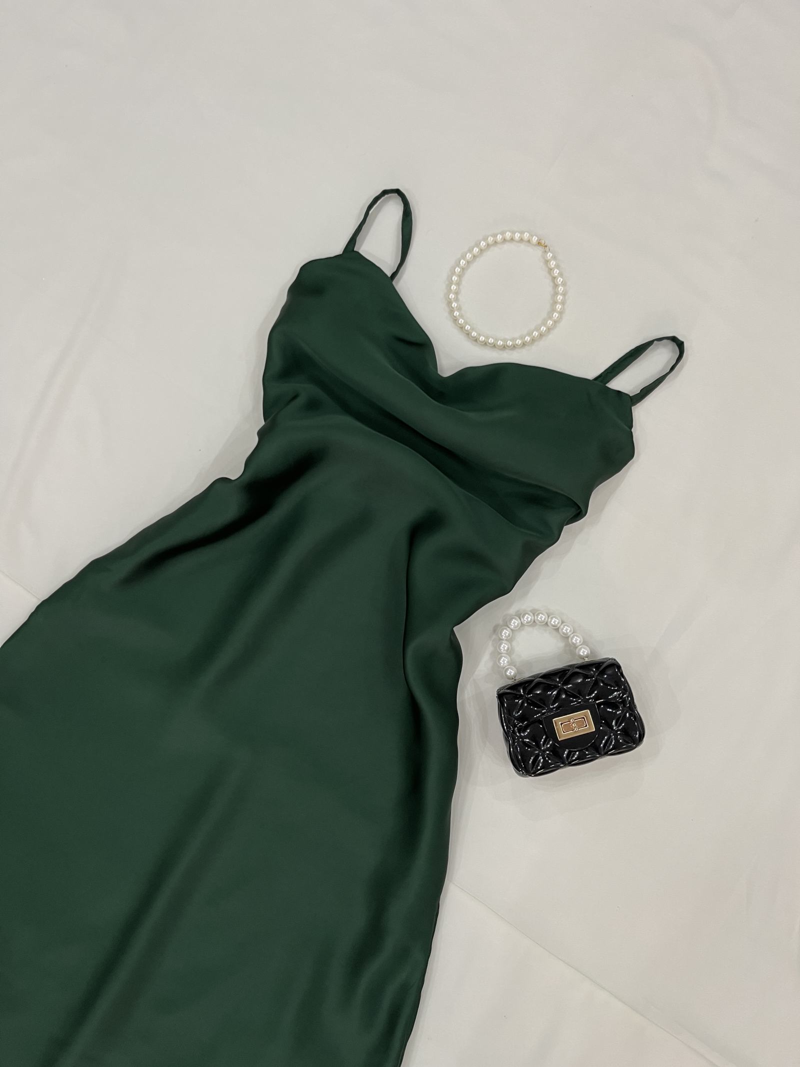 Emerald Slip Dress