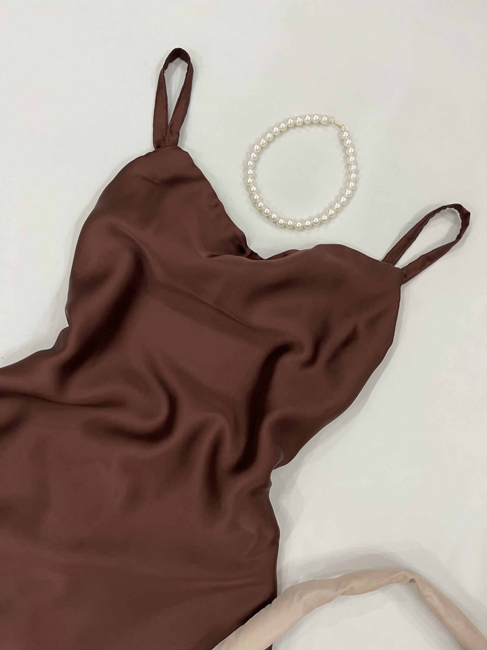 Brown Slip Dress