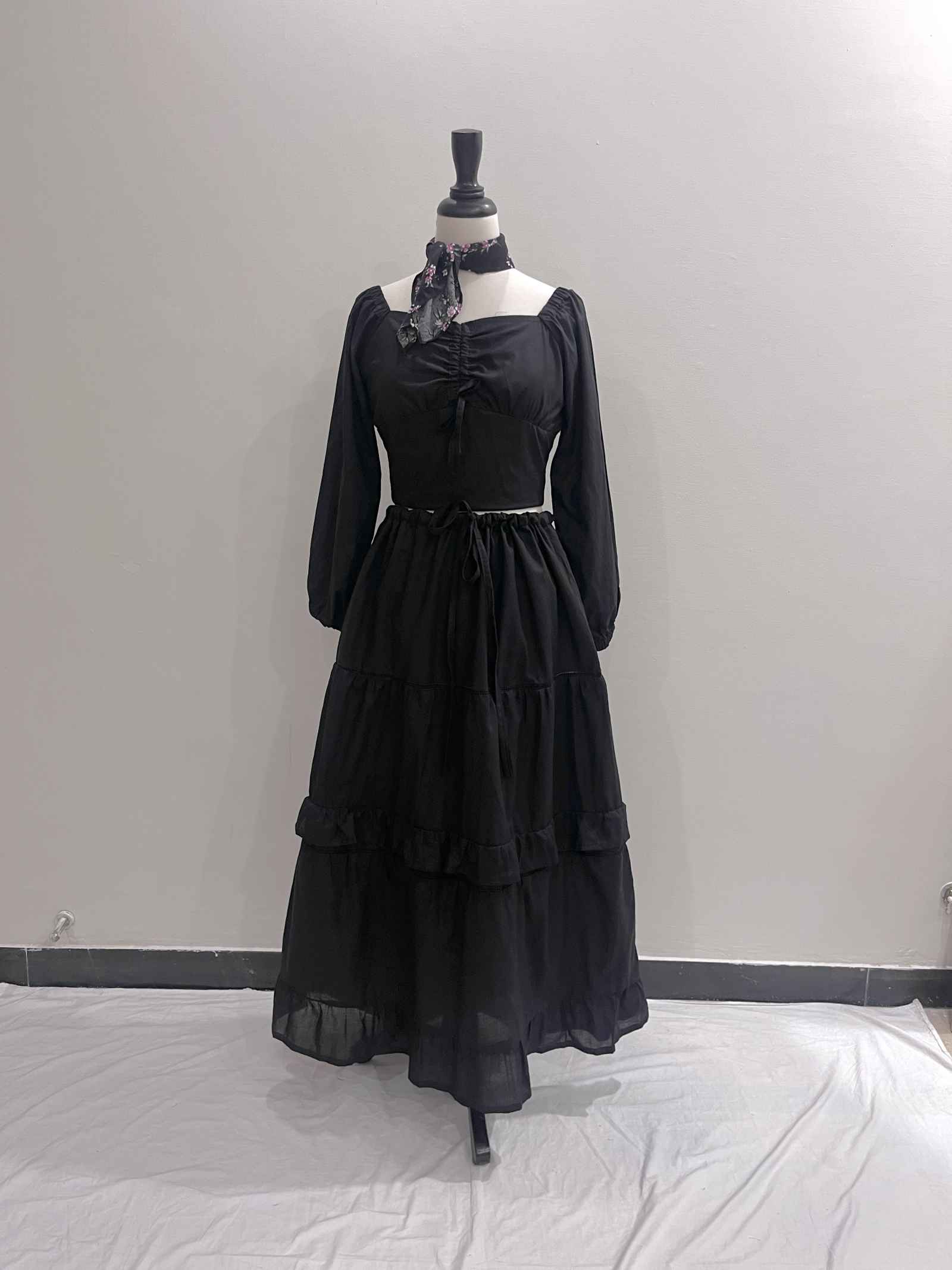 Black Modest Coord Set