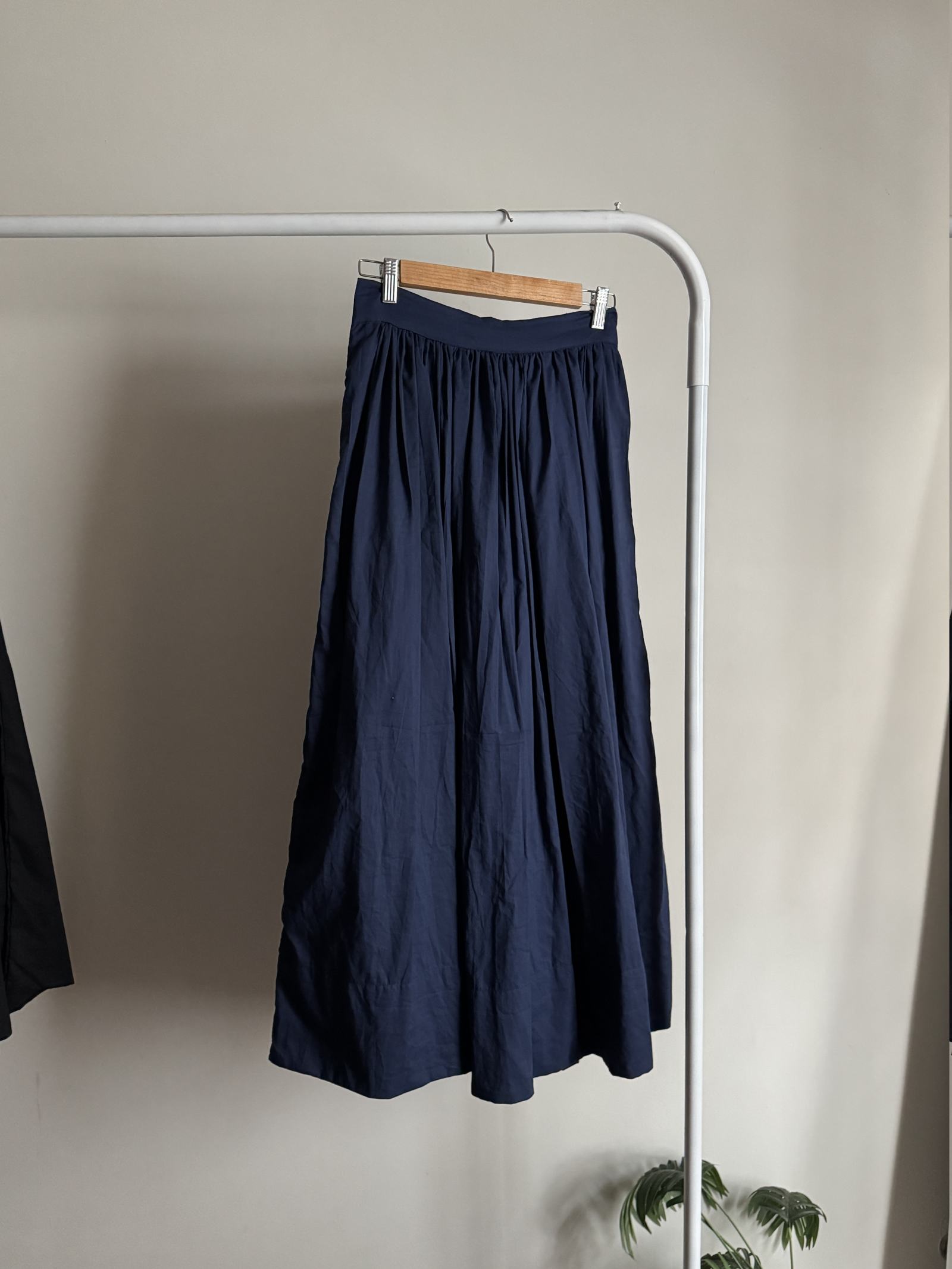 Navy Blue Old Money Skirt