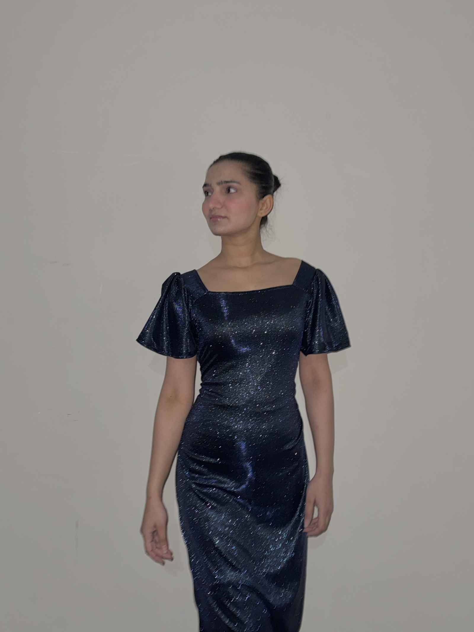 Navy blue Sparkle Dress